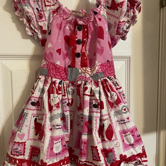 Jelly the Pug Valentines Dress - Picture 2 of 9